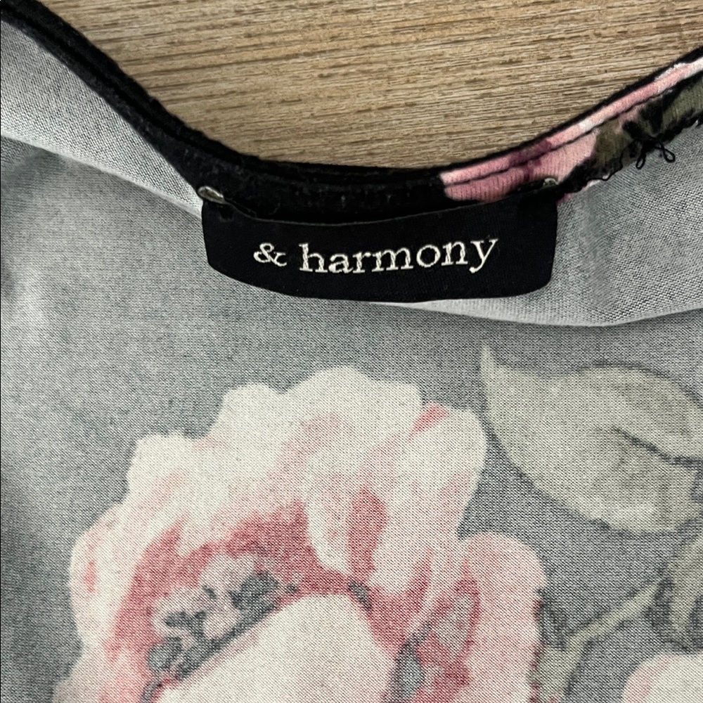 Chic Black and Pink Floral Maxi Dress - Picture 3 of 6